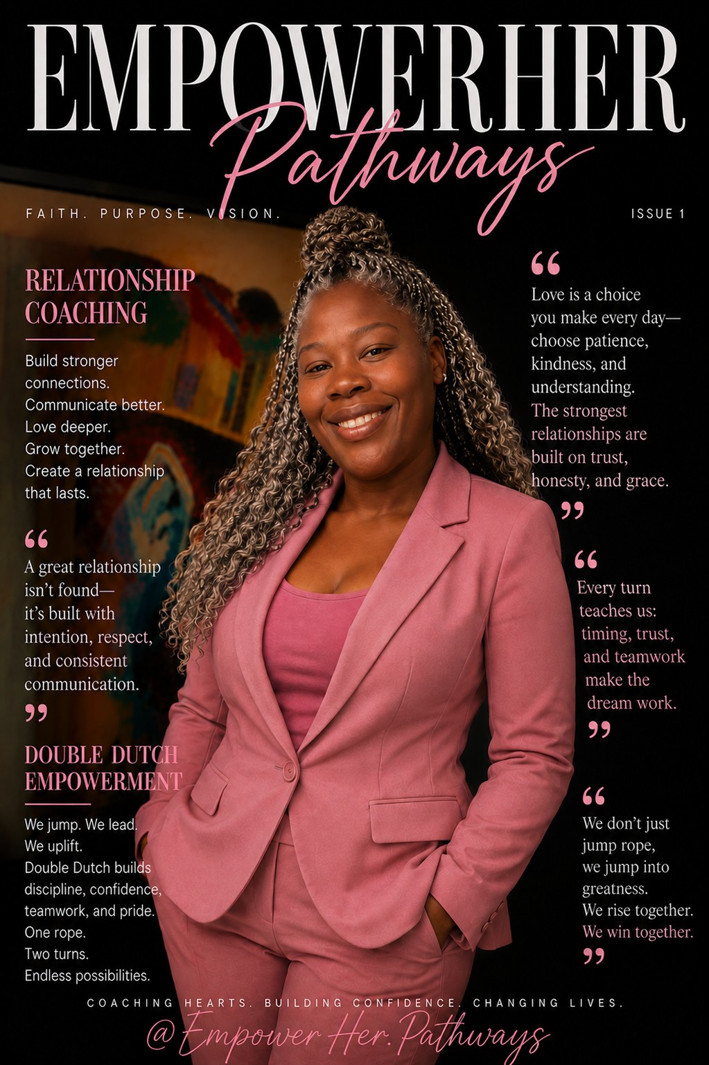 Coach Ermanica Paul on the EmpowerHER Pathways magazine feature